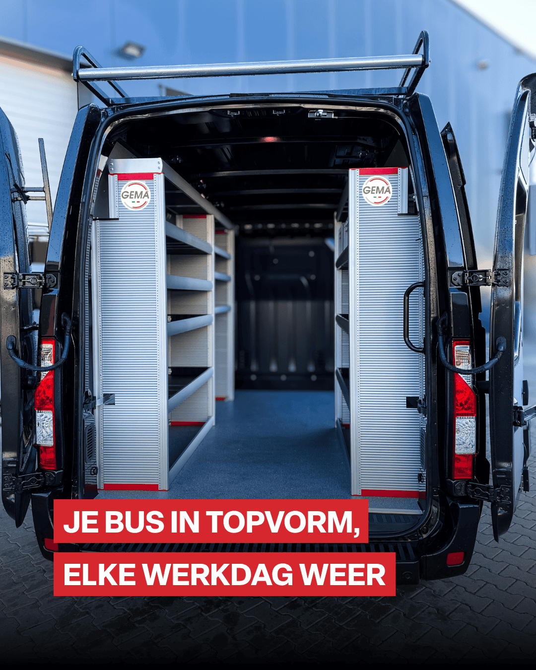 Aluminium bedrijfswageninrichting