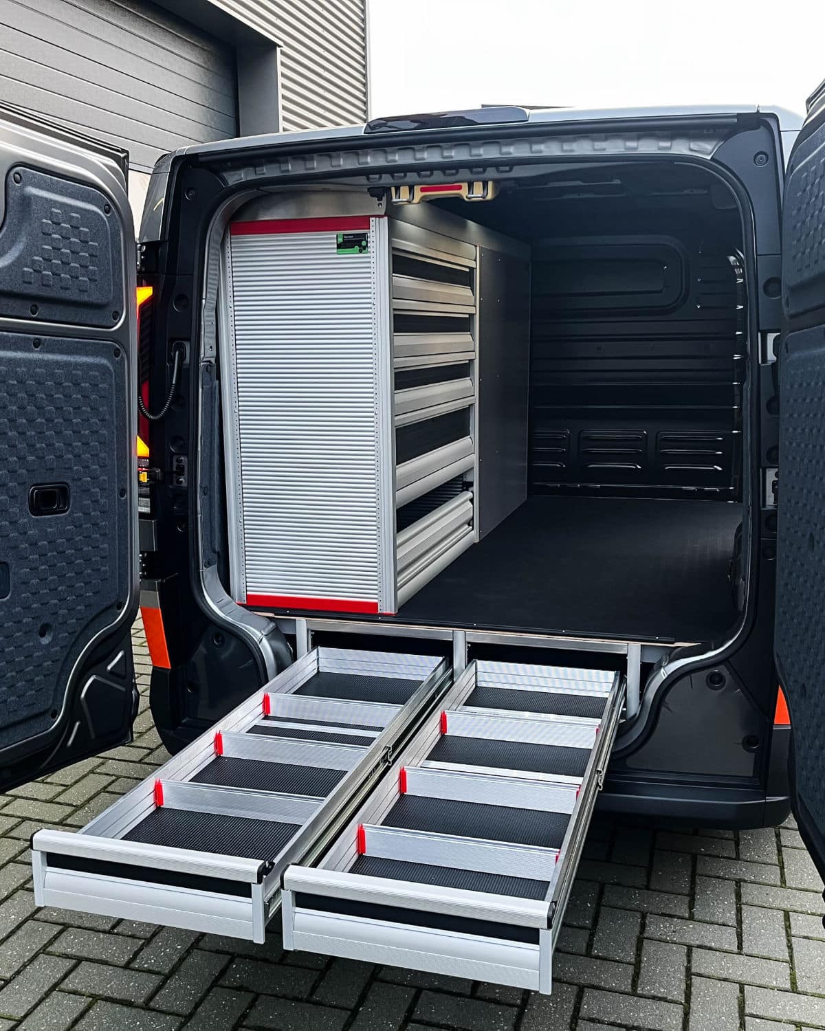 Elektrisch werkbus bedrijfswageninrichting